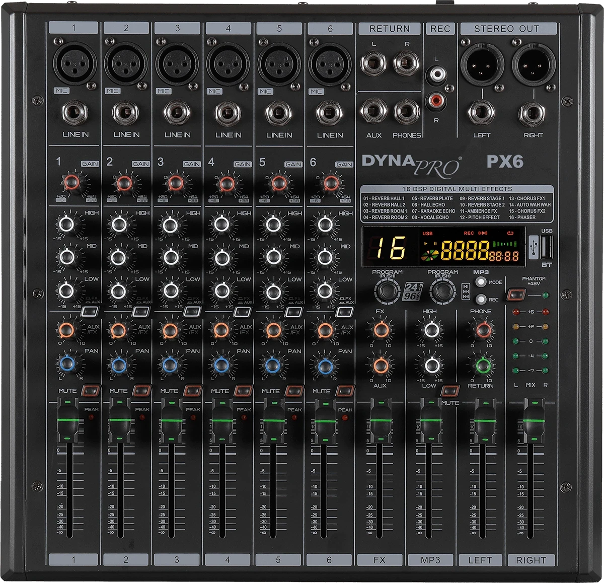 پاور میکسر PX6 in امپلیفایر و میکسر