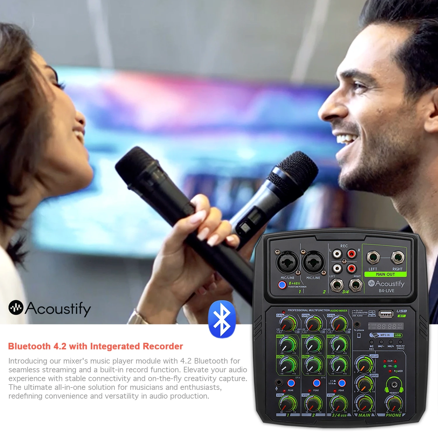 B4-LIVE ACOUSTIFY in آکوستیفای